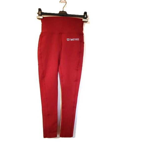 TWOTAGS Red & Black Women's Leggings Bundle Size Small - Picture 9 of 15